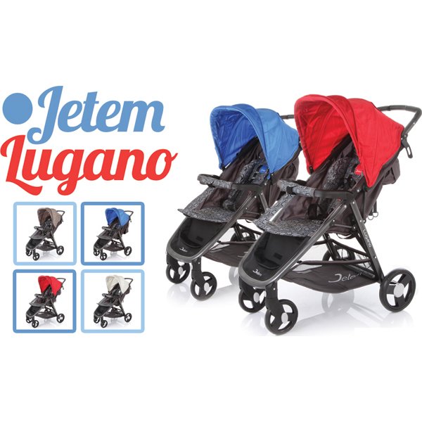 Прогулочная коляска Jetem Lugano (красный)