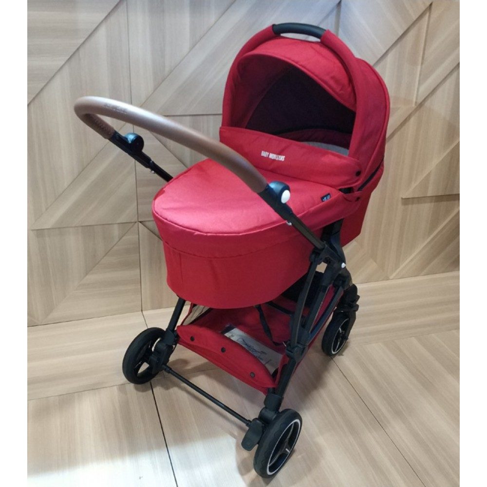 Детская коляска Baby Monsters Compact 2 в 1 (красный)