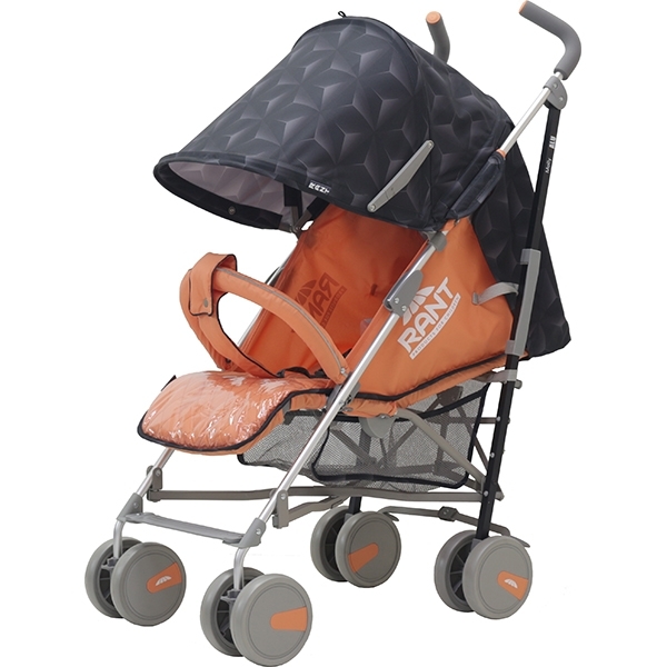 Детская коляска-трость Rant Molly Alu, 2017 (Черный/оранжевый)