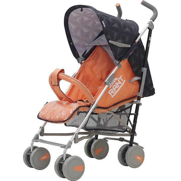 Детская коляска-трость Rant Molly Alu, 2017 (Черный/оранжевый)