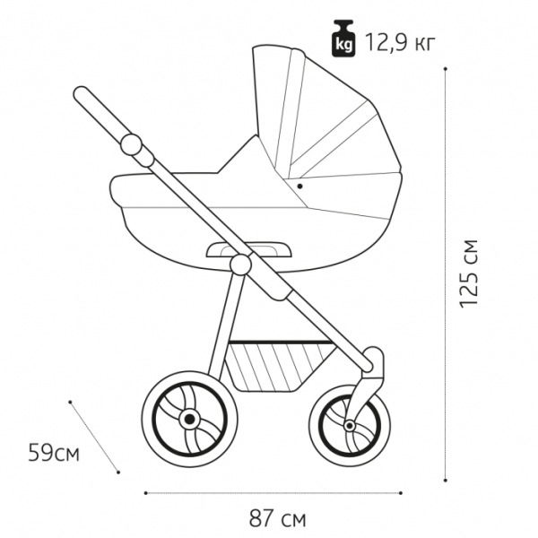 Детская коляска Noordline Olivia Sport 2 в 1 (синий)