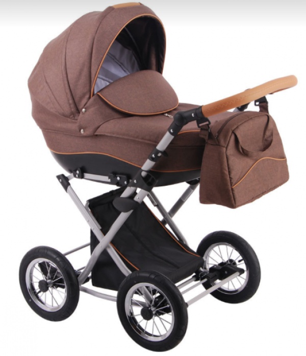 Детская коляска LONEX PARRILLA 3 В 1 (коричневый)