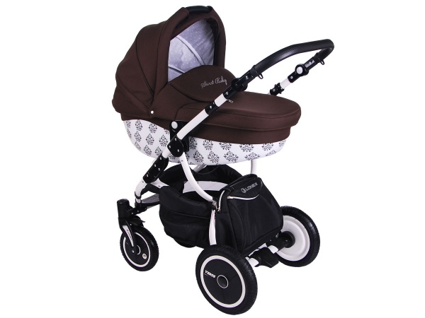 Детская коляска LONEX SWEET BABY 2 В 1 (темно-коричневый)