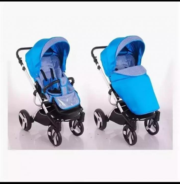 Детская коляска LONEX SANREMO 2 В 1 (голубой)