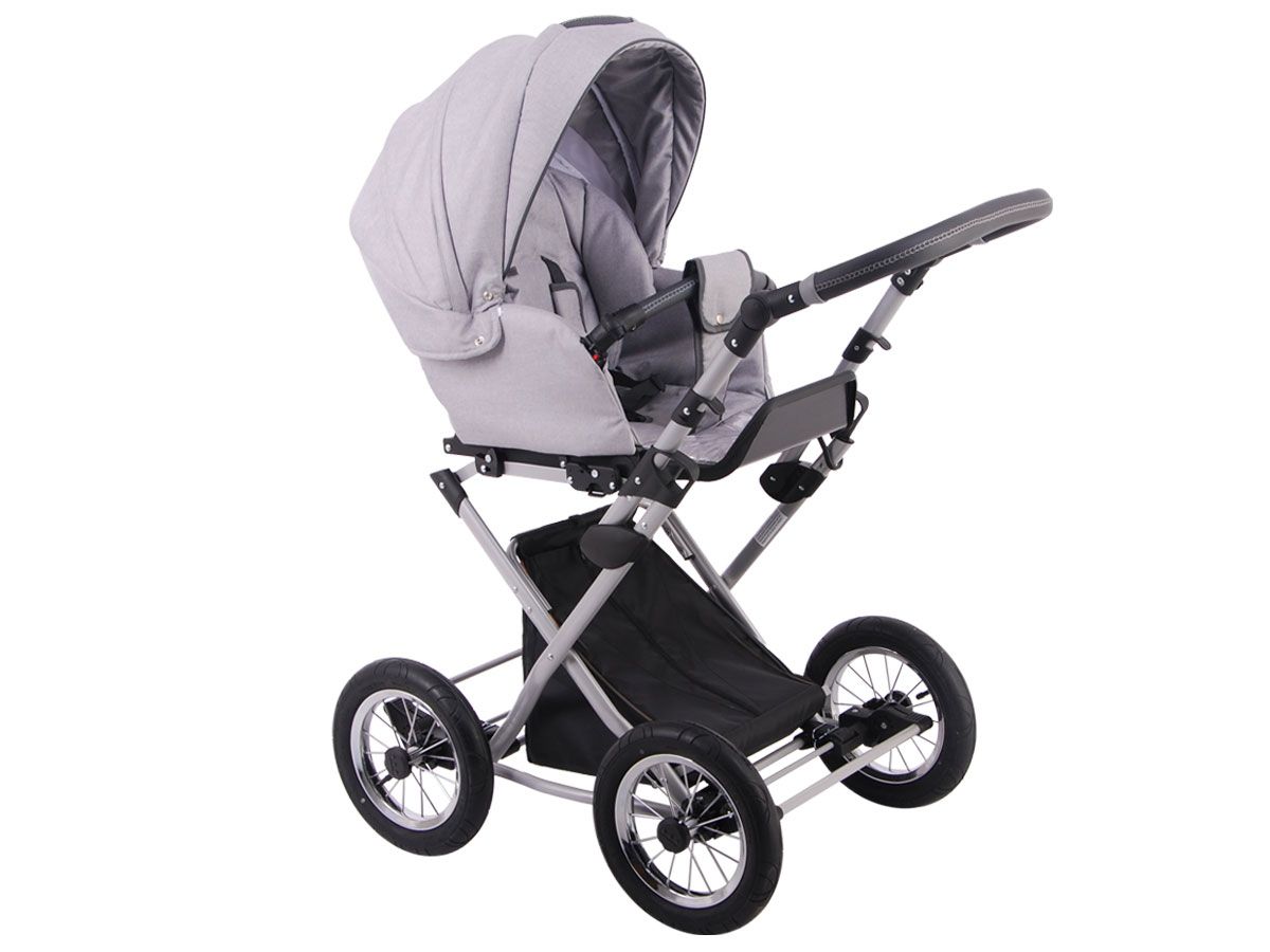 Детская коляска LONEX PARRILLA 3 В 1 (серый)