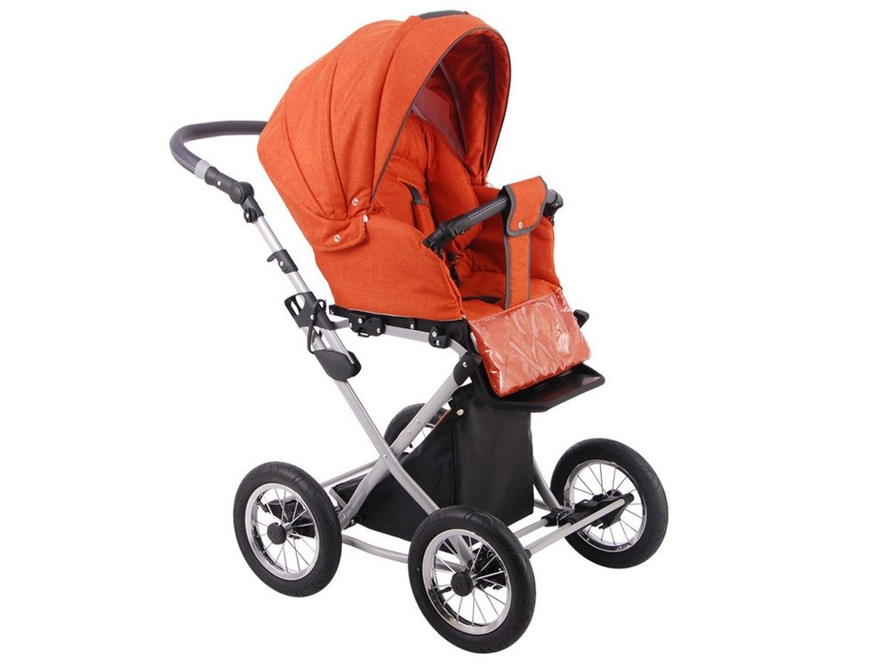 Детская коляска LONEX PARRILLA 3 В 1 (оранжевый)