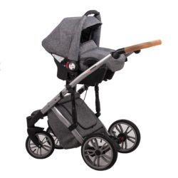 Детская коляска LONEX COMFORT PRESTIGE 3 В 1 (темно-серый)
