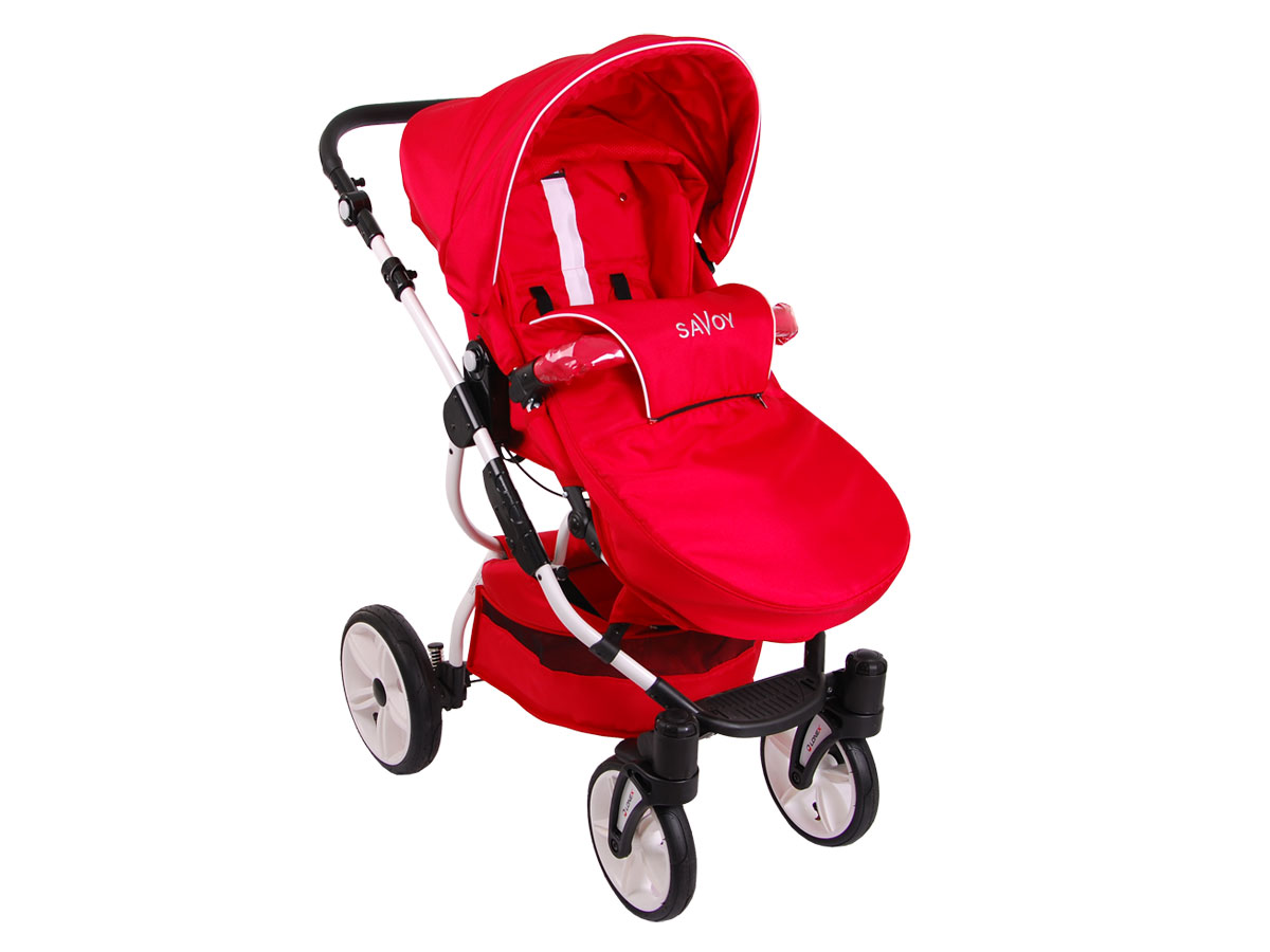 Детская коляска LONEX SAVOY 2 В 1 (красный)