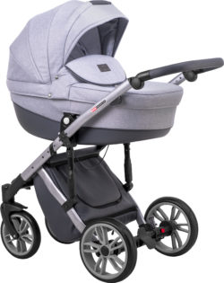 Детская коляска LONEX COMFORT PRESTIGE 3 В 1 (светло-серый)