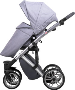Детская коляска LONEX COMFORT PRESTIGE 2 В 1 (светло-серый)