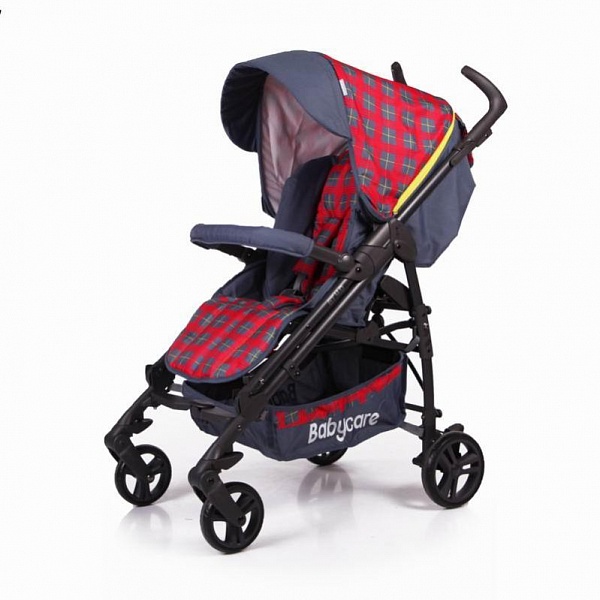 Детская коляска-трость Baby Care GT4 (серый/красный)
