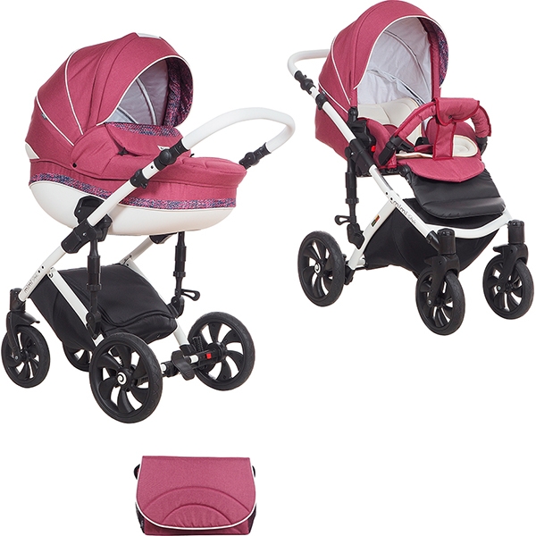 Детская коляска Tutis Mimi Style 2 в 1 New 2019 №390 (Розовый)
