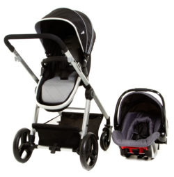 Детская коляска 3 в 1 Ramili Baby Lite TS (Черный)
