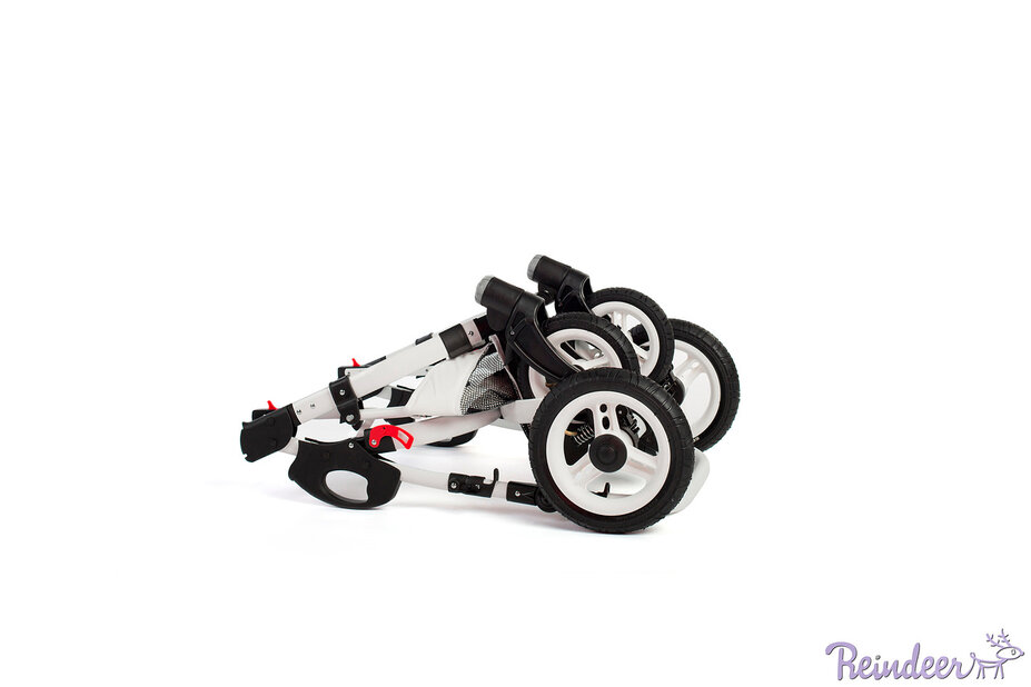 Детская коляска-люлька Reindeer City Prestige Wiklina (белый)