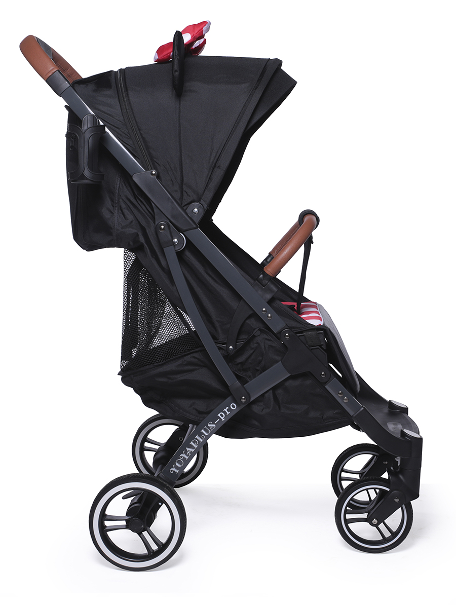 Детская прогулочная коляска Yoya Plus Pro (Черный/красный)