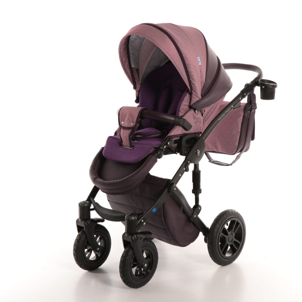 Детская коляска Noordline Stephania Combi 3 в 1 (Фиолетовый)