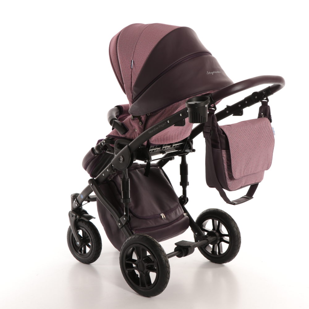 Детская коляска Noordline Stephania Combi 2 в 1 (Фиолетовый)
