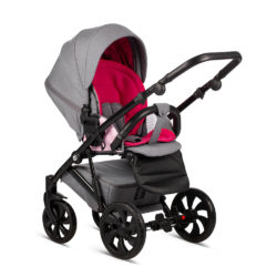 Детская коляска Tutis Zippy 2 в 1 New 2020 №162 (Серый-Розовый)