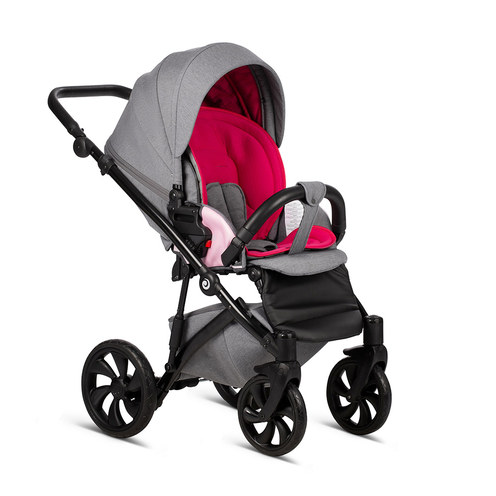 Детская коляска Tutis Zippy 2 в 1 New 2020 №162 (Серый-Розовый)
