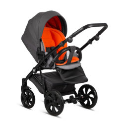 Детская коляска Tutis Zippy 2 в 1 New 2020 №163 (Серый-Оранжевый)