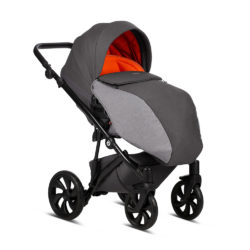Детская коляска Tutis Zippy 3 в 1 New 2020 №163 (Серый-Оранжевый)