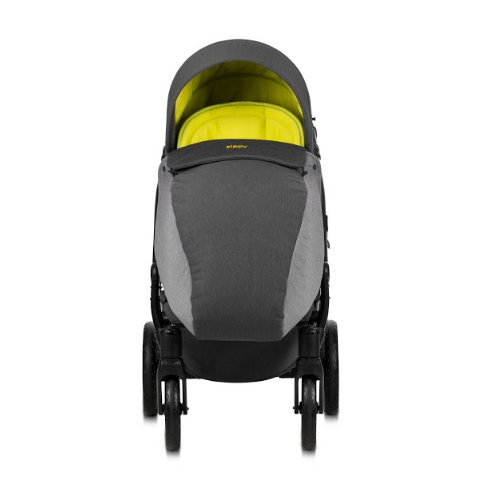 Детская коляска Tutis Zippy 3 в 1 New 2020 №164 (Серый-Жёлтый)