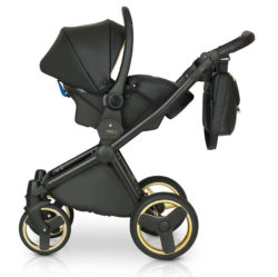 Детская коляска Verdi Mirage Soft 3 в 1 (Черный/золотой)