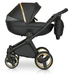 Детская коляска Verdi Mirage Soft 3 в 1 (Черный/золотой)