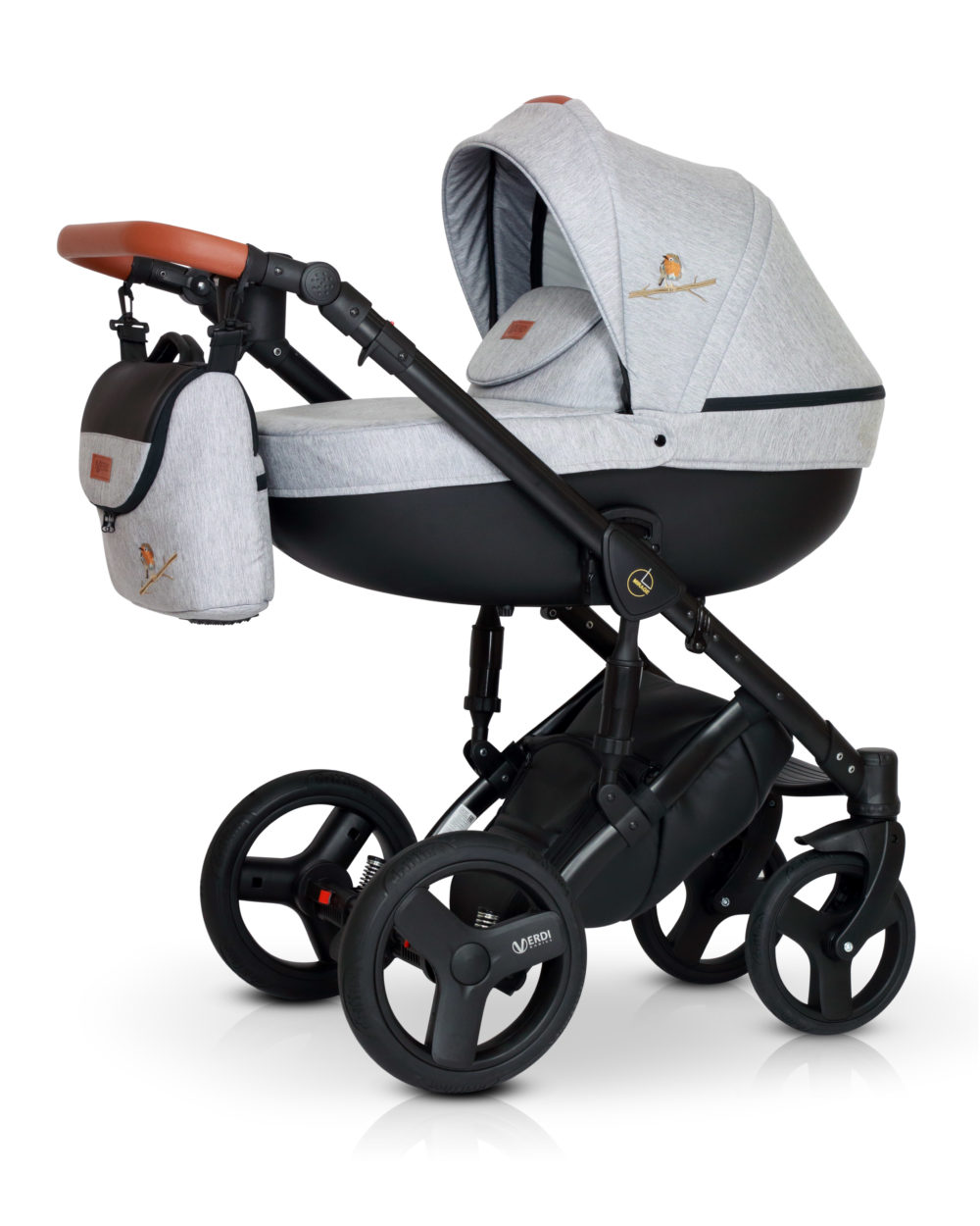 Детская коляска Verdi Mirage Limited 3 в 1 (Серый)
