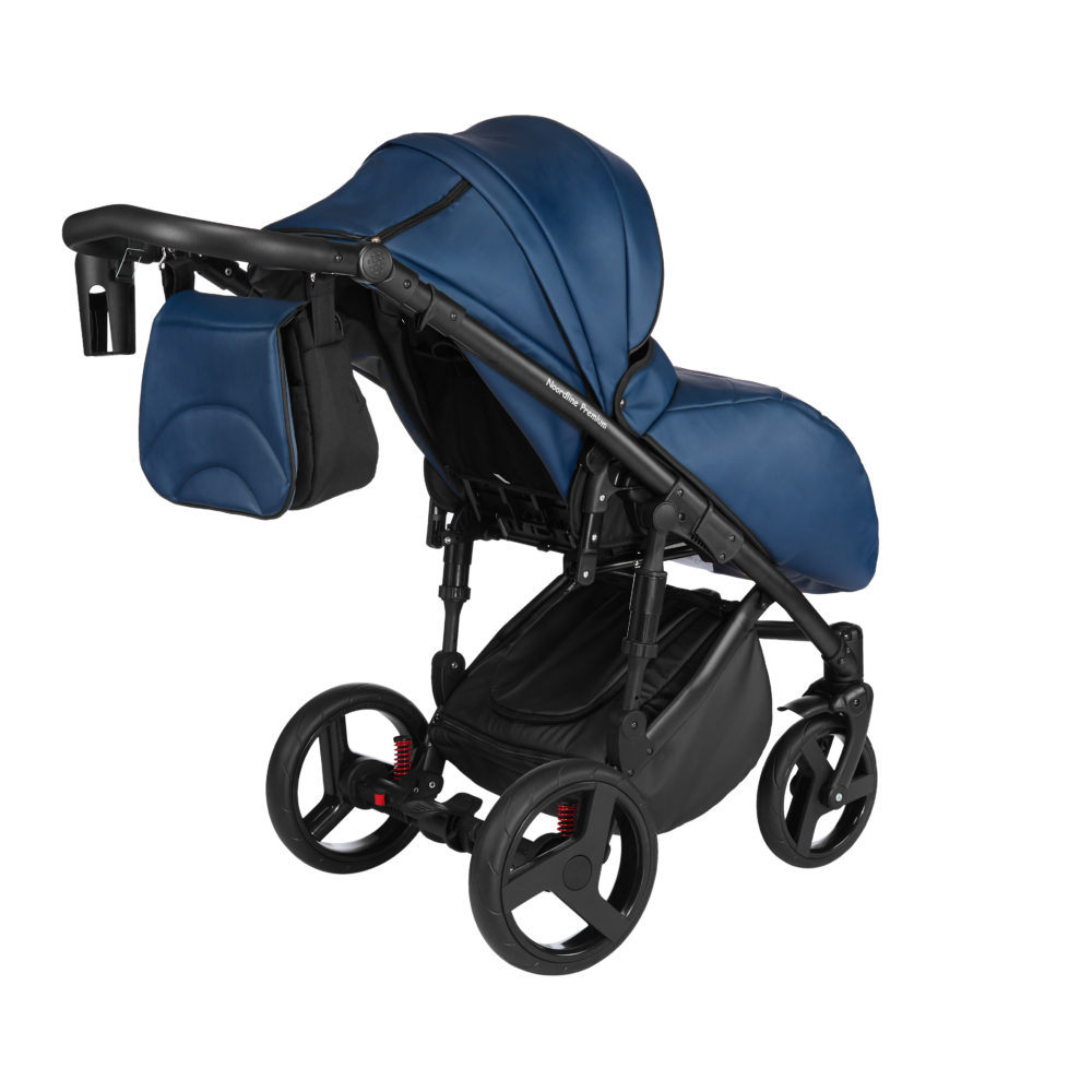 Детская коляска Noordline Оlivia Premium Sport  2 в 1 КОЖА (Синий)