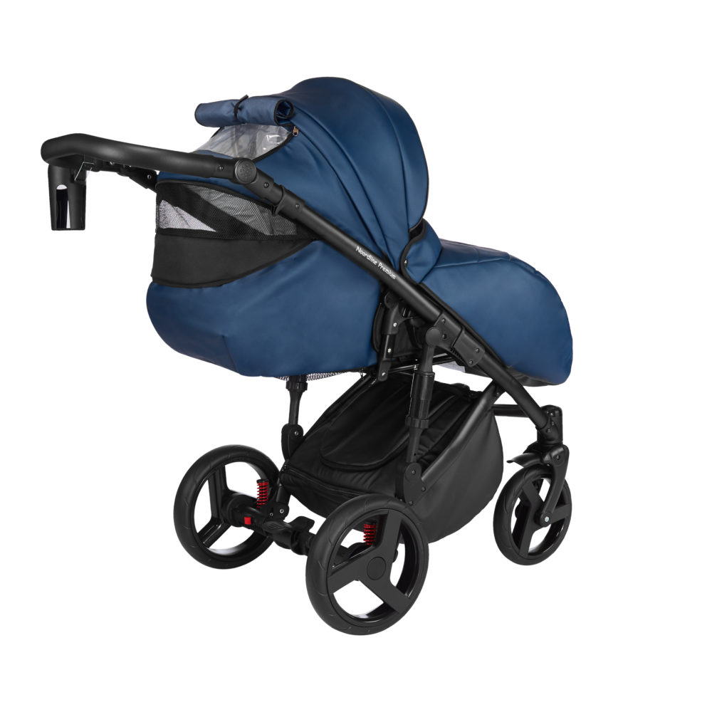 Детская коляска Noordline Оlivia Premium Sport  3 в 1 КОЖА (Синий)