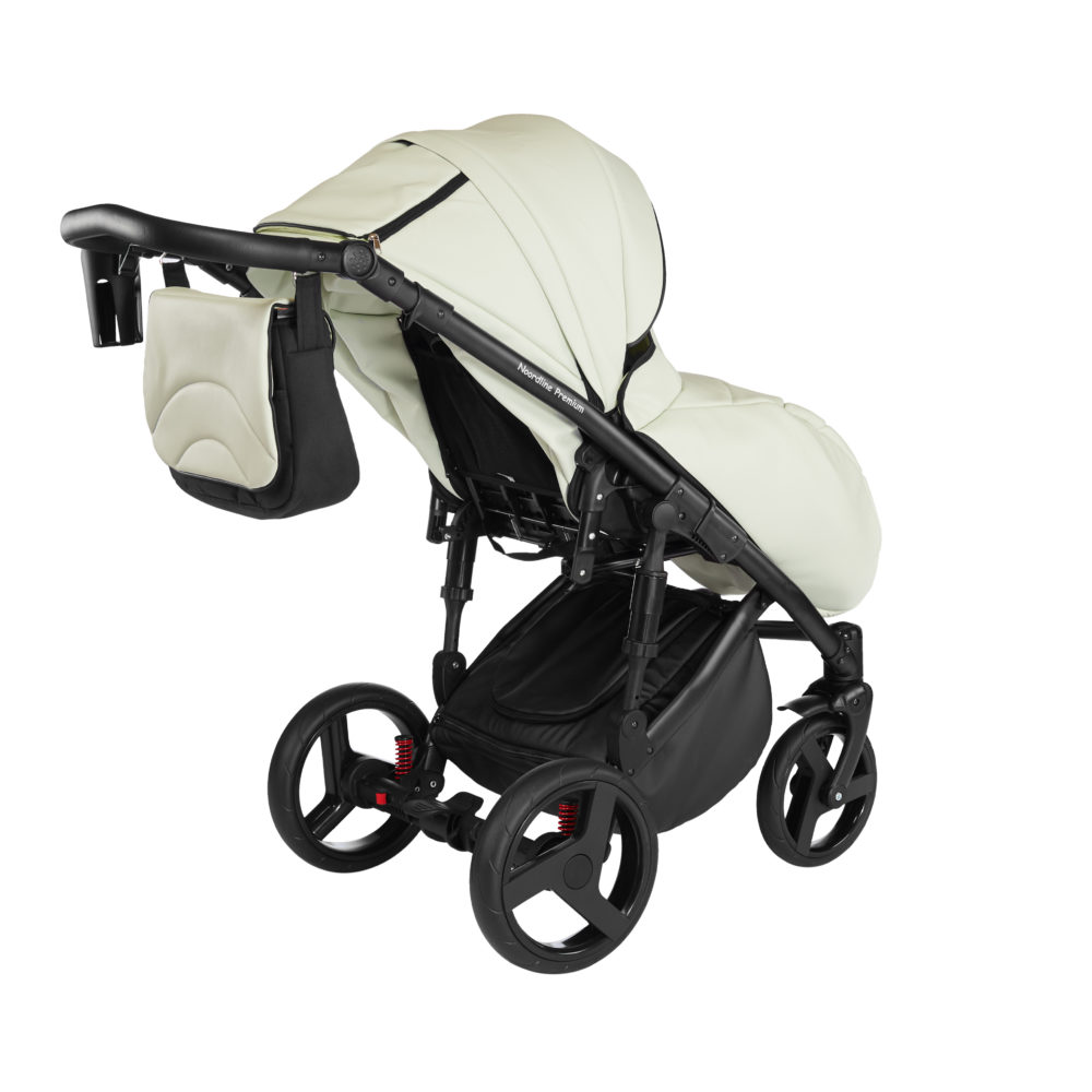 Детская коляска Noordline Оlivia Premium Sport  2 в 1 КОЖА (Белый)