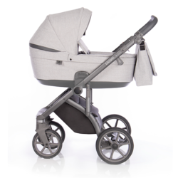 Детская коляска Roan Bloom 2 в 1 New 2020 (Серый) Grey Powder