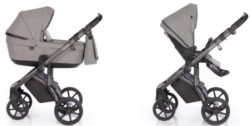 Детская коляска Roan Bloom 2 в 1 New 2021 (Серый) Titanium
