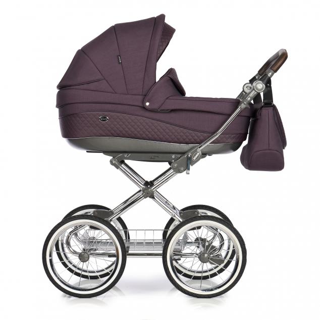 Детская коляска 3 в 1 Roan Emma  E-84 (Фиолетовый)